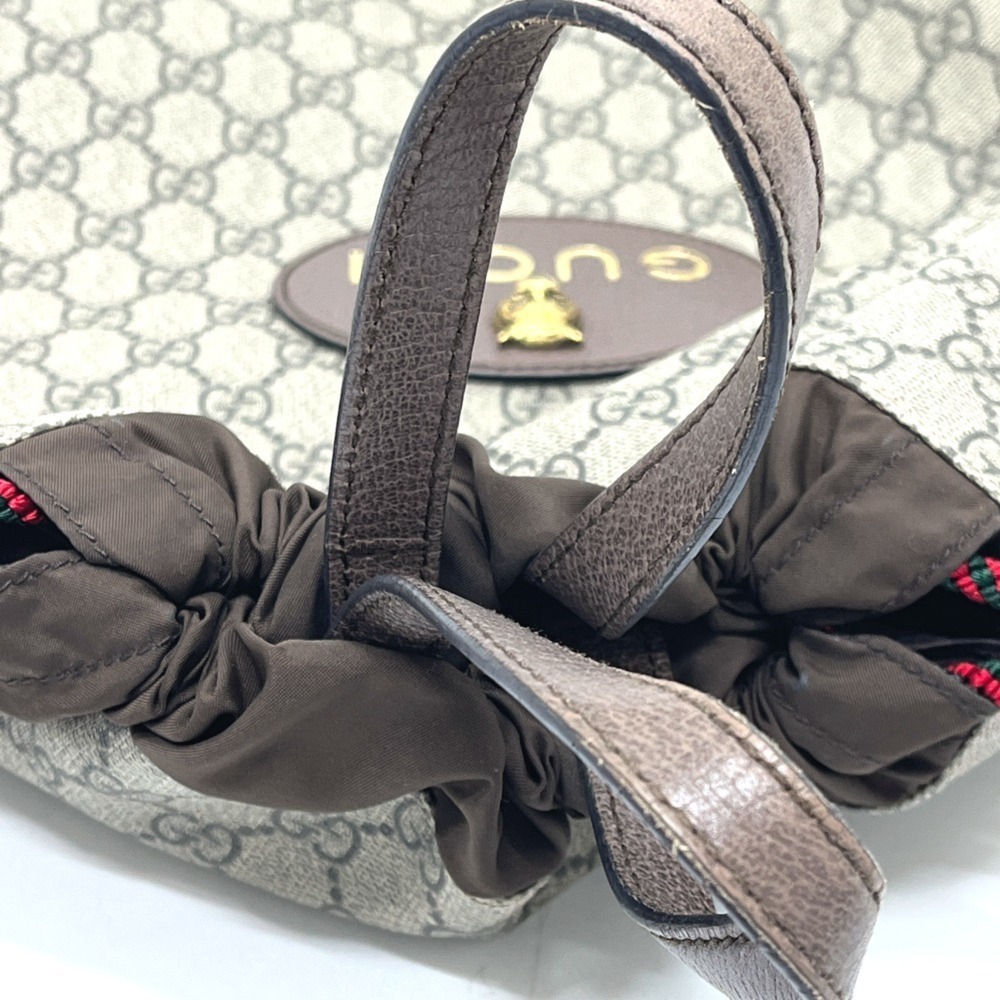 GUCCI 473872 GG Supreme Cat Head Drawstring Backpack - Bag, Knapsack, Backpac... - Picture 11 of 11